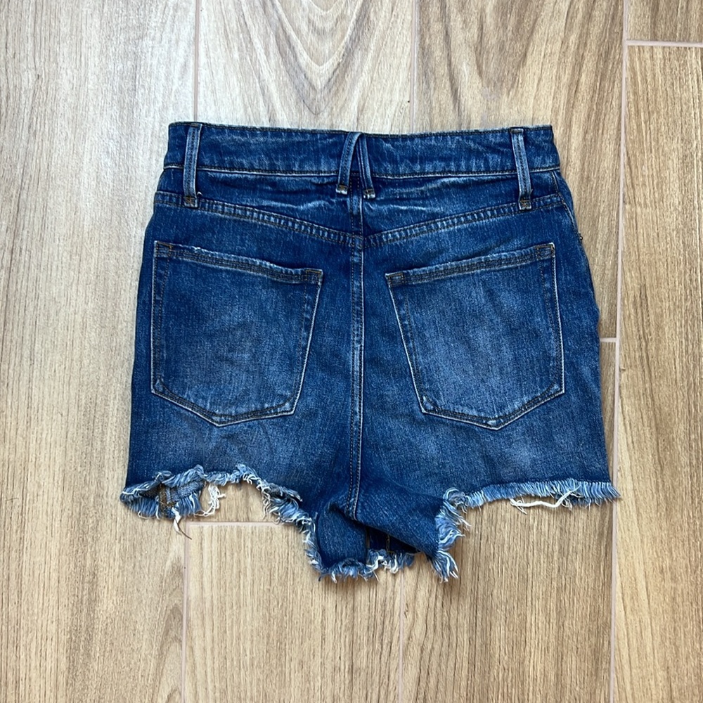 Good American Cut Off‎ Distressed Denim Jeans - Picture 2 of 5
